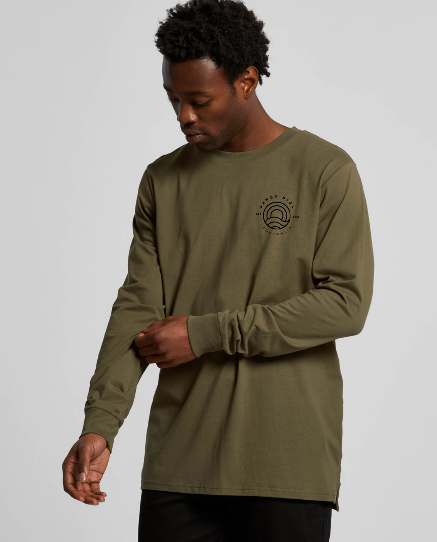 Mens Long sleeve - Sun Wave - 2 COLOURS