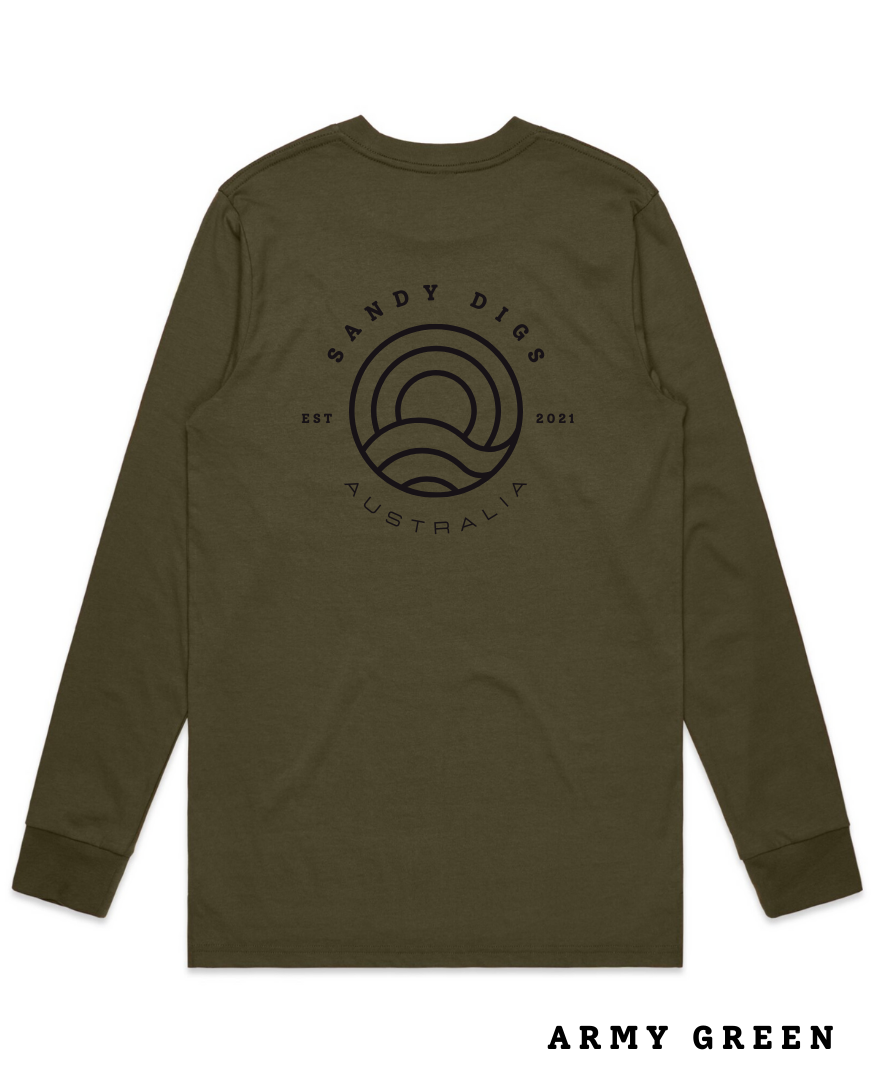 Mens Long sleeve - Sun Wave - 2 COLOURS