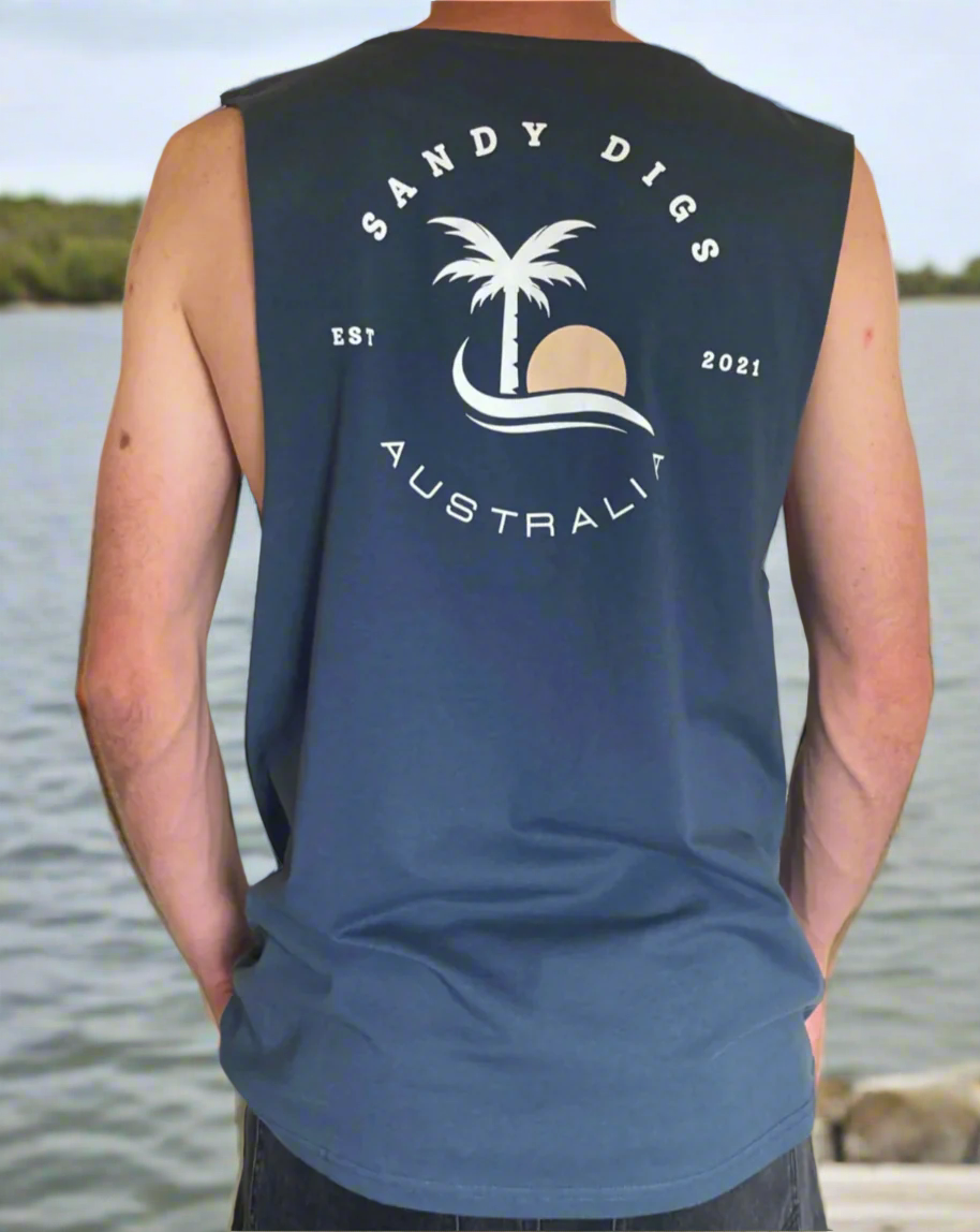 Mens Tank - Palm Tree - 3 COLOURS