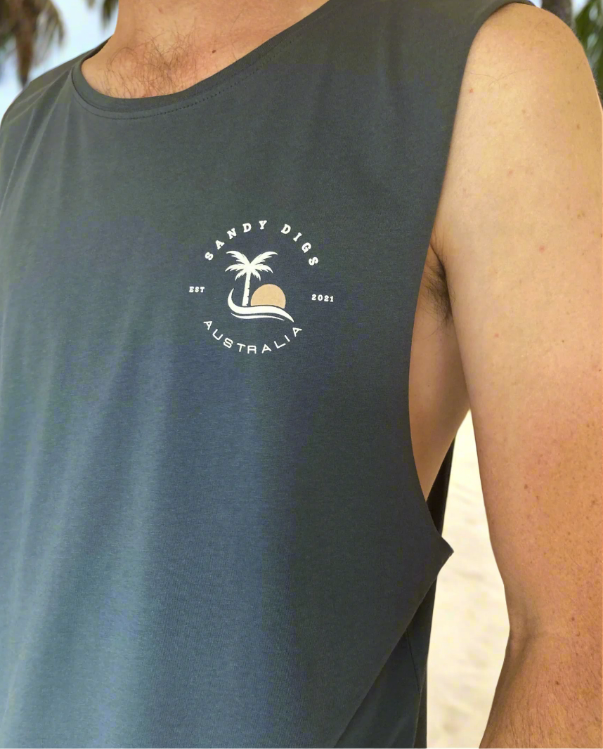 Mens Tank - Palm Tree - 3 COLOURS