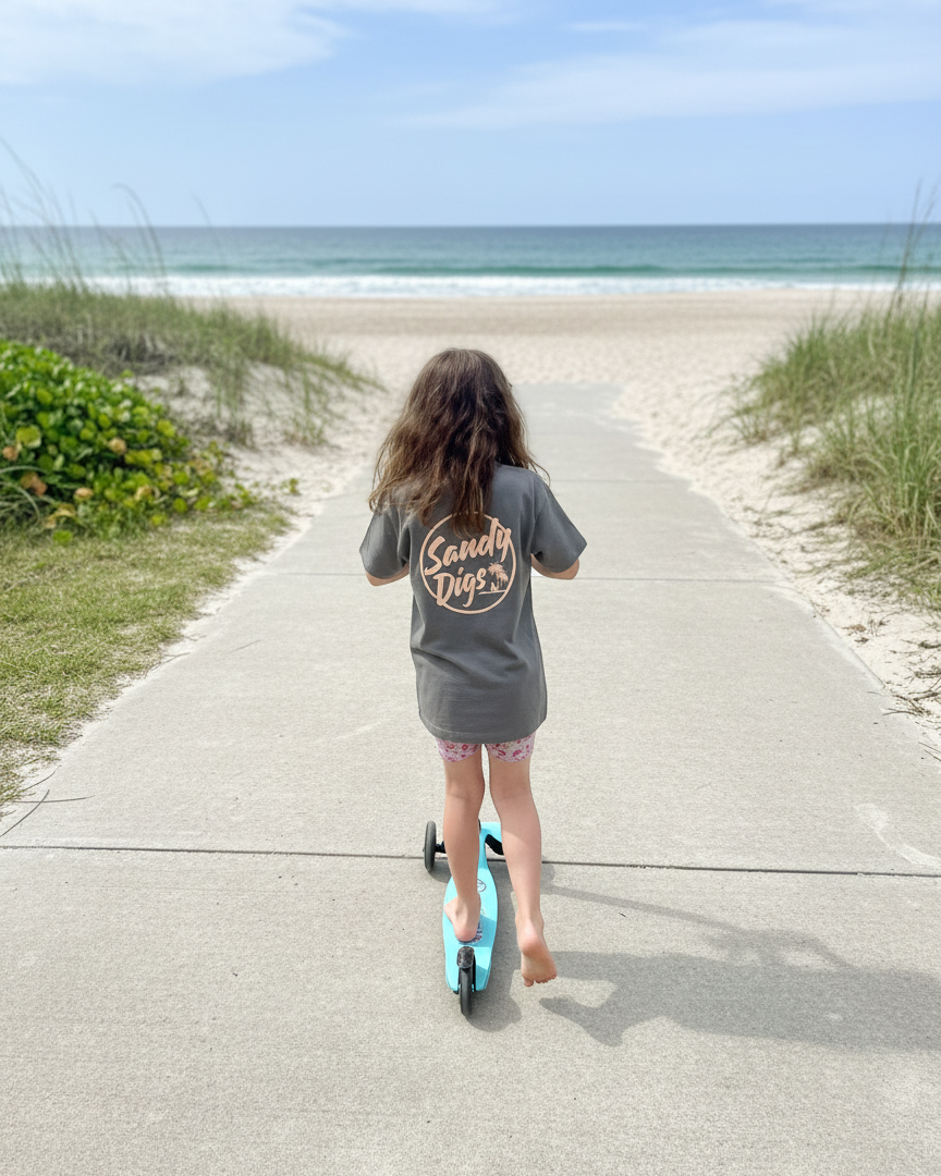Youth Tee - Orange Print - 3 COLOURS
