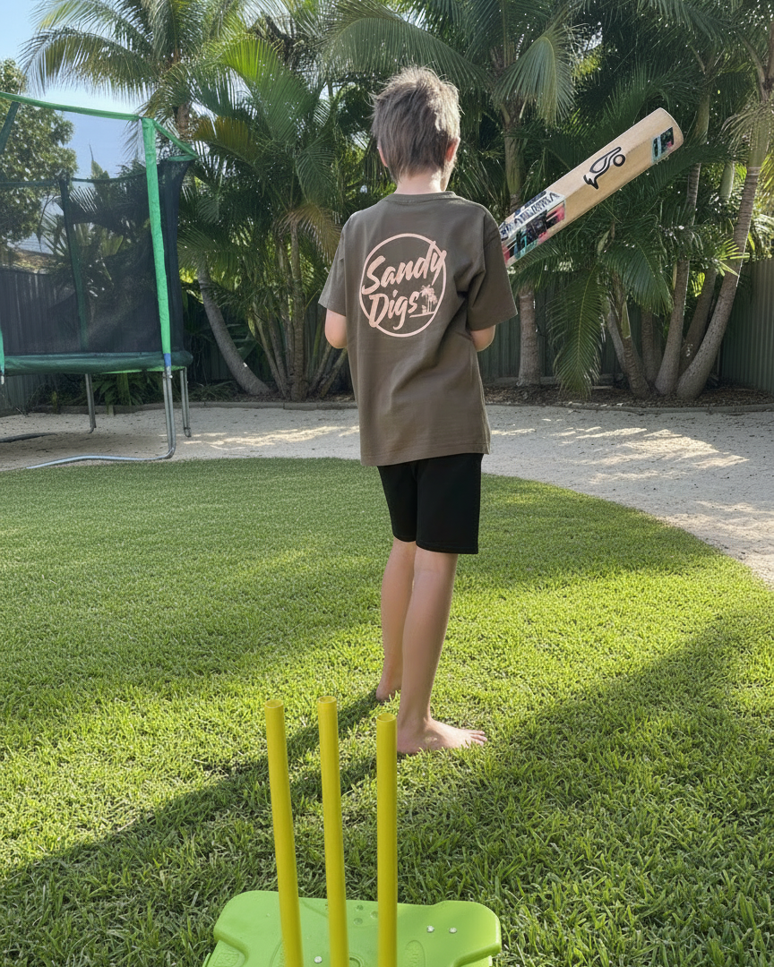 Youth Tee - Orange Print - 3 COLOURS