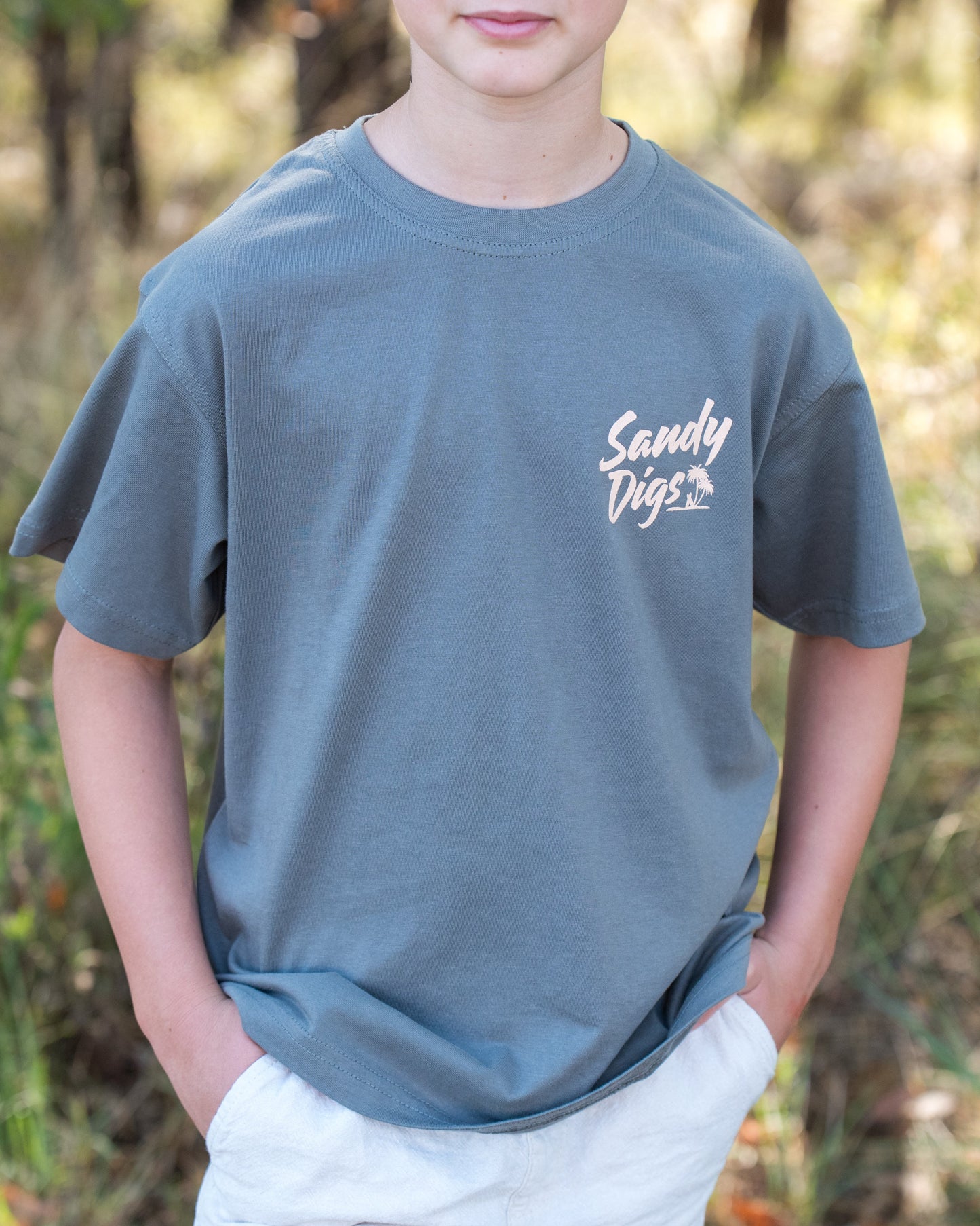 Youth Tee - Orange Print - 3 COLOURS