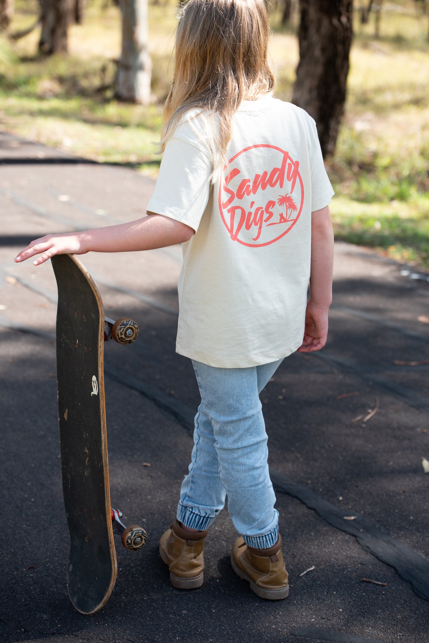 Youth Tee - Red Print - 2 COLOURS