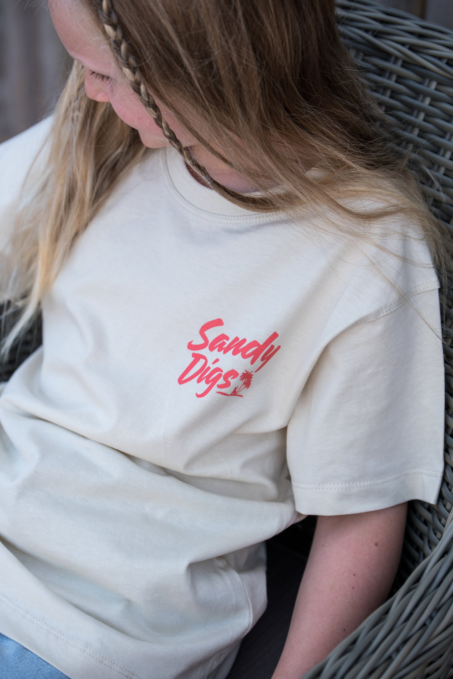 Youth Tee - Red Print - 2 COLOURS