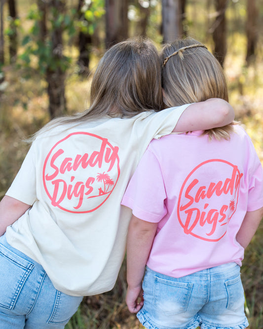 Youth Tee - Red Print - 2 COLOURS