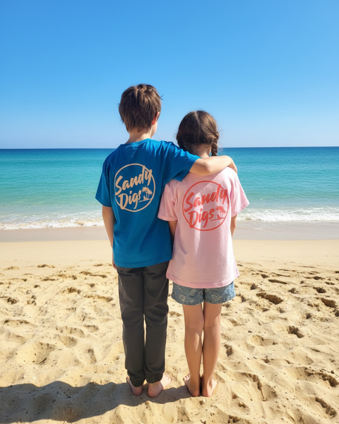 Youth Tee - Orange Print - 3 COLOURS