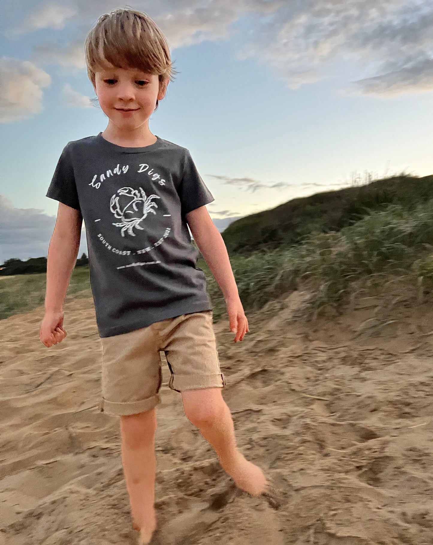 Kids Tee - Sandy Digs - 4 Colours